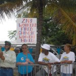 A tearful woman cried out to her fellow worker: “Jerome They Fired ME!”