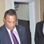 Prime Minister Christie leaves for South Africa - First stops in Port of Spain Trinidad...