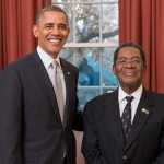 Bahamas US Ambassador Dr. Newry presents credentials to President, Barack Obama