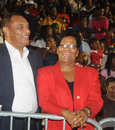 Rt. Hon. Perry Christie and wife for former PM Deloris Ingraham!