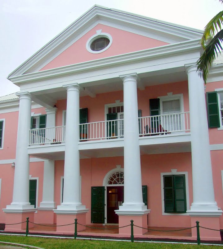 The Supreme Court building in downtown Nassau.