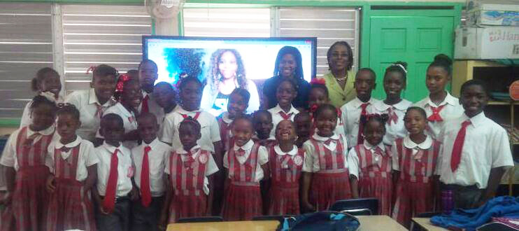 Nixon at P A Gibson's Literacy Month