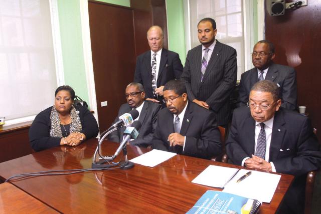 OPPOSITION MEMBERS PRESS CONFERENCE - FILE PHOTO.