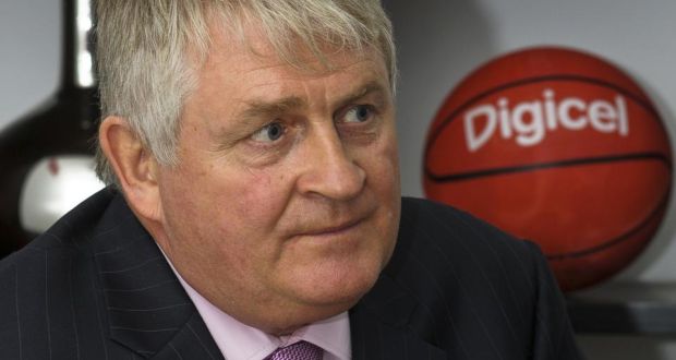 Digicel chairman Denis O’Brien: will have received nearly all of the dividend of $10 million paid by the company in the first quarter. Photograph: Swoan Parker/Reuters