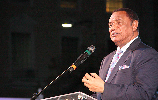  Prime Minister the Rt. Hon. Perry Christie addresses the ceremonies in Rawson Square on ‘Black Tuesday’ 50th Anniversary.