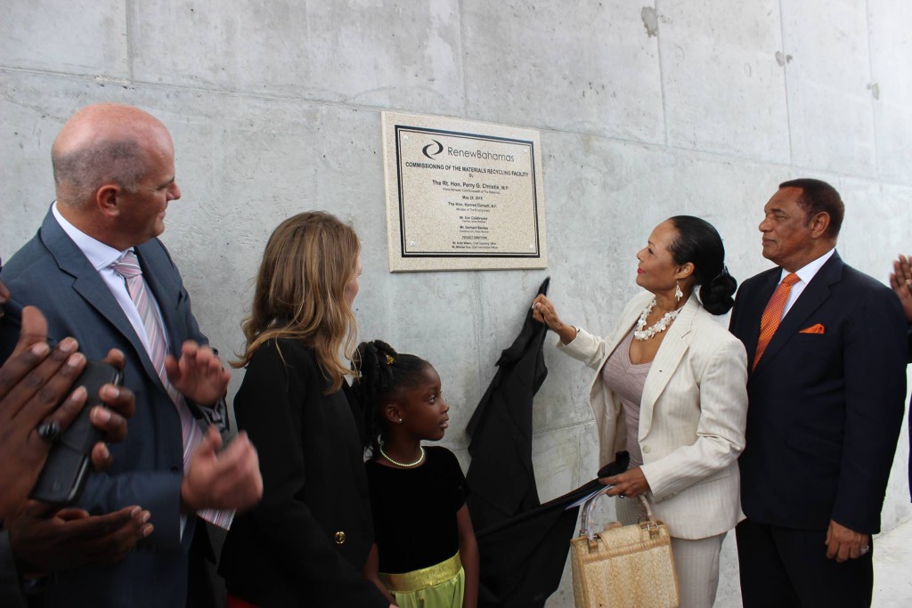 Mr.  and Mrs. Gerhard Beukes along with Prime Minister and Mrs. Perry Christie.