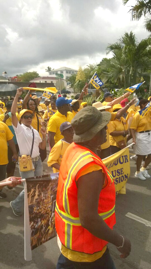 Support by the PLP proved they stand alongside workers in the country!
