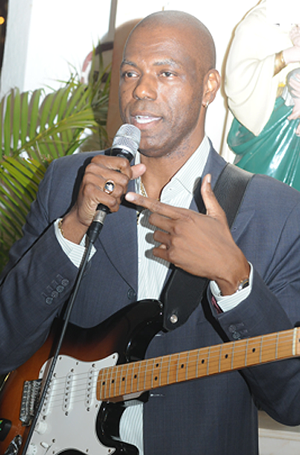 Bahamian musician Fred Ferguson told he must go cut grass until Bahamar gets back up and running. 