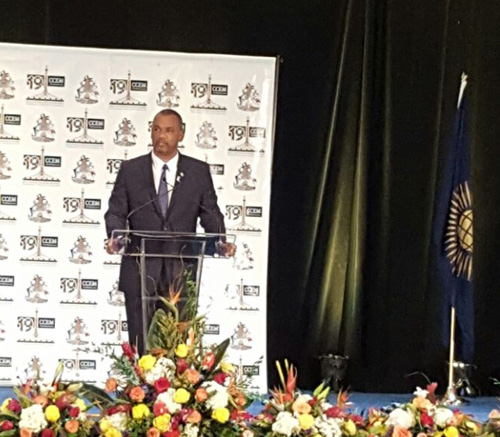 Minister of Education Science and Technology Hon. Jerome Fitzgerald.