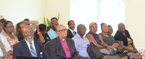 Locals from the public and private sectors gathered at Daniel’s Dream Centre in Nicholl’s Town, Andros, to participate in the 4th Annual Andros Business Outlook seminar. The event was held on Thursday, July 23. (BIS Photo/Peter Ramsay) 