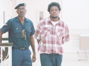 GUILTY: The murder trial in the Supreme Court for Yvener Philome, 23, concluded yesterday, when he was found guilty, 12-0, of the March 31, 2014 shooting death of Leonardo ‘Yellow’ Pierre.