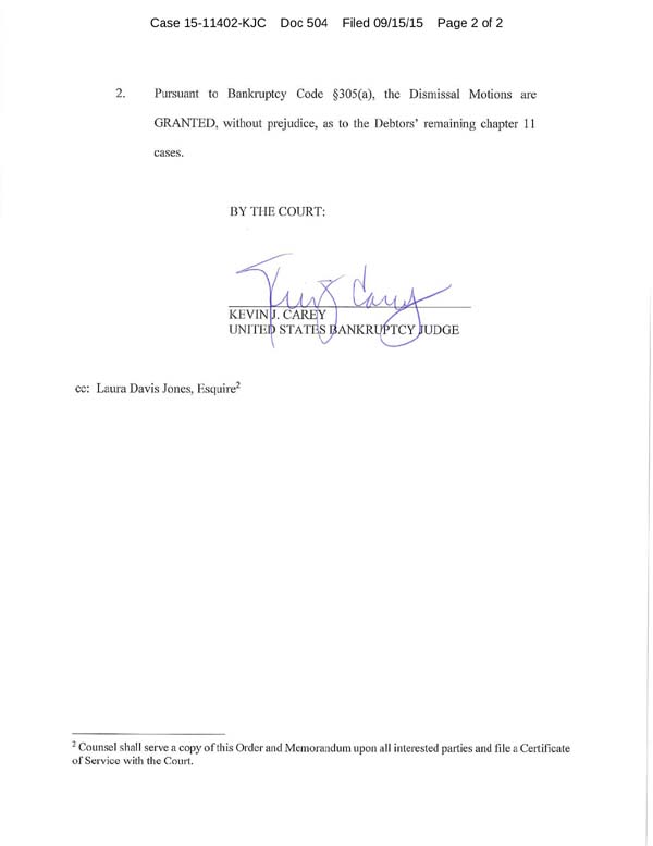 Order re Motions to Dismiss2