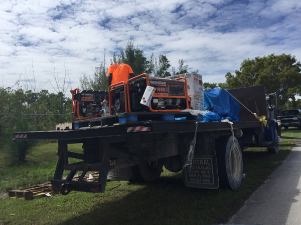 Equipment being moved into the islands by BTC as we speak! REAL LEADERSHIP AND SERVICE TO THE BAHAMIANS SHOWN HERE!