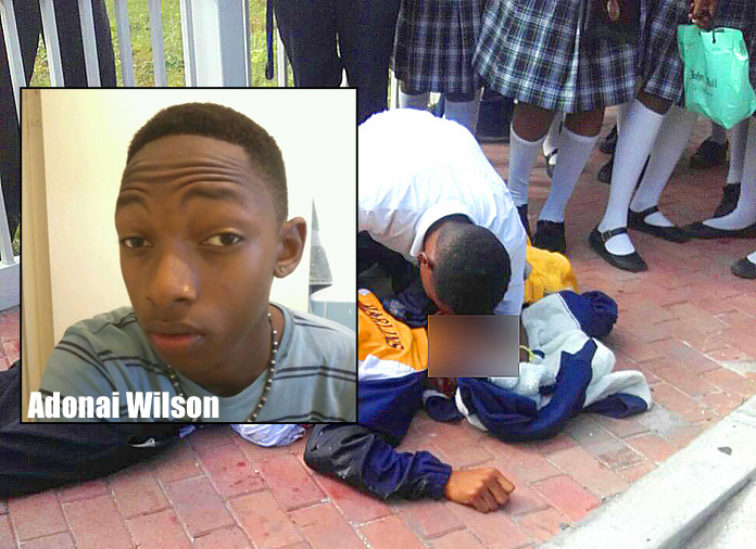 Doris Johnson student Adonai Wilson stabbed to death yesterday.