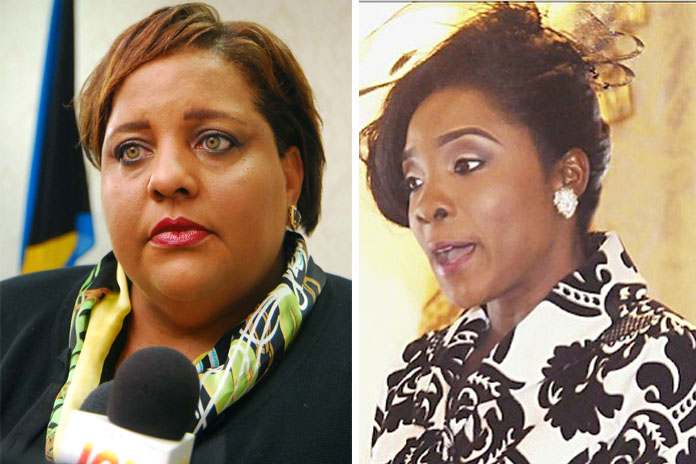 FNM Parliamentarians Loretta Butler-Turner and Lanisha Rolle.