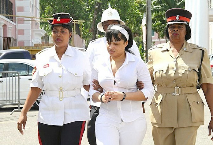 Chevanese Sasha Hall at an earlier court appearance. 