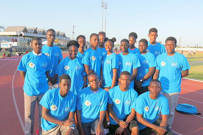 Members of the Bahamas CARIFTA 2016 Team.