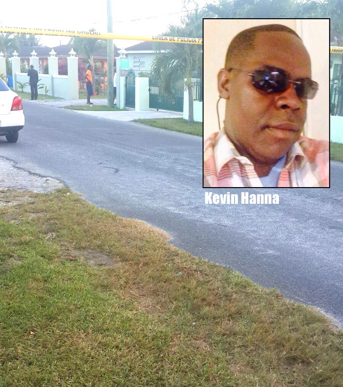 Customs Officer Kevin Hanna gunned down in Bahamia tonight... background are photos from that police shooting in Sunset Park which has two men fatally shot. 