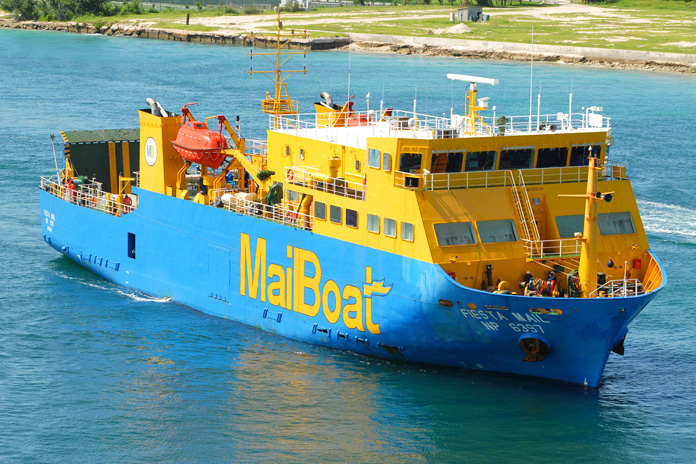 Mailboat vessel.