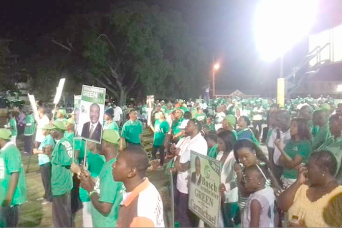 DNA supporters gathered in huge numbers on Christie Park last night! They attracted more supporters than the FNM this week.
