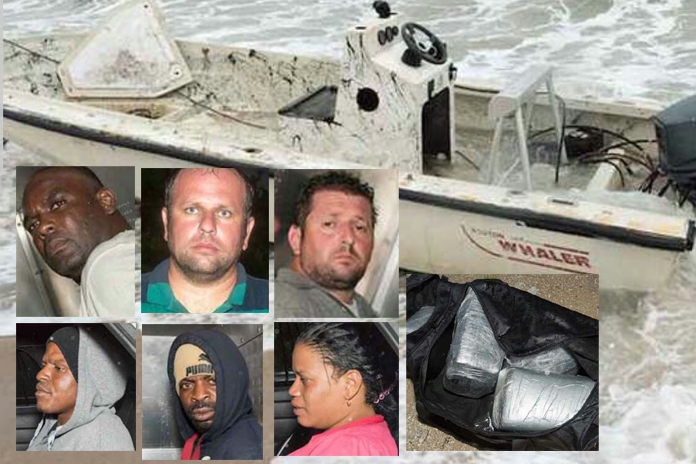 Those captured along with two Bahamians in Florida smuggling drugs and illegals.