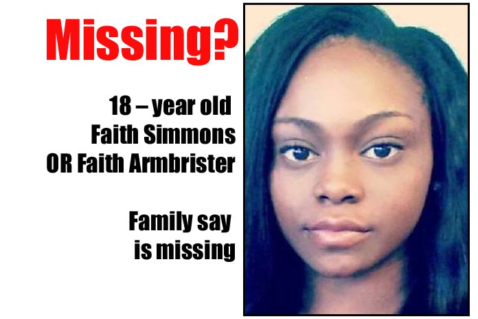 Faith is Missing IN ACTION! MIA