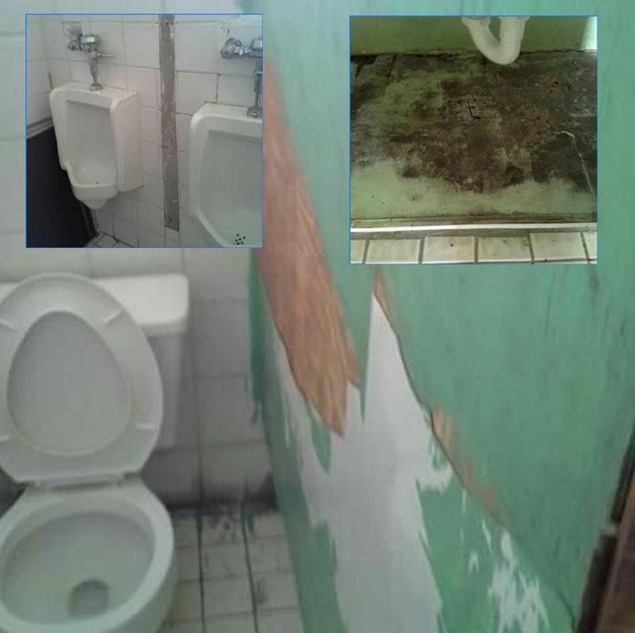 Bathrooms in Moore's Island School needs repairs as the piss takeover the area and school close!