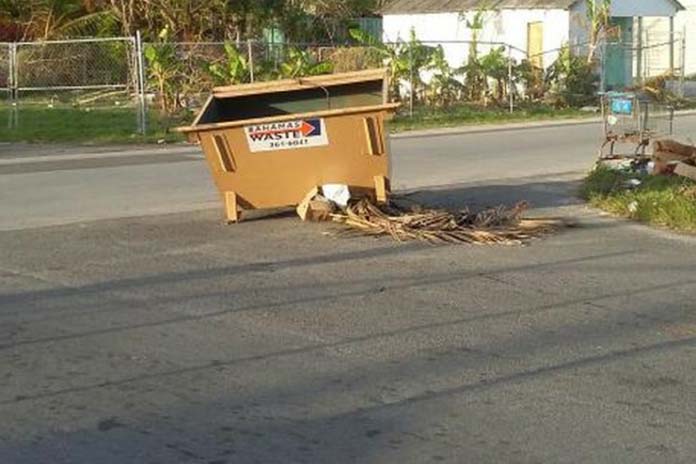 Bahamas Waste Bin in da Road?