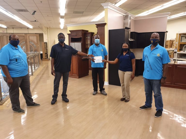 KELLY’S LUMBER YARD DONATES 50,000 TOWARD ROTARY BAHAMAS DISASTER