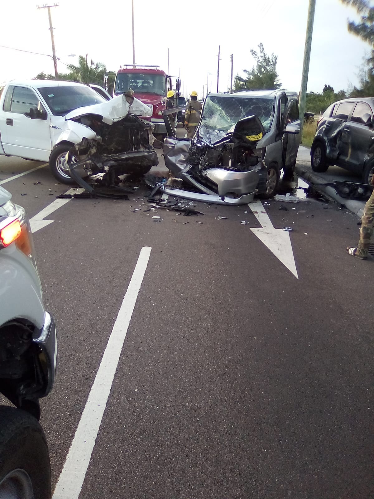 Bad accident on Prince Charles drive as diabetic fell asleep behind the