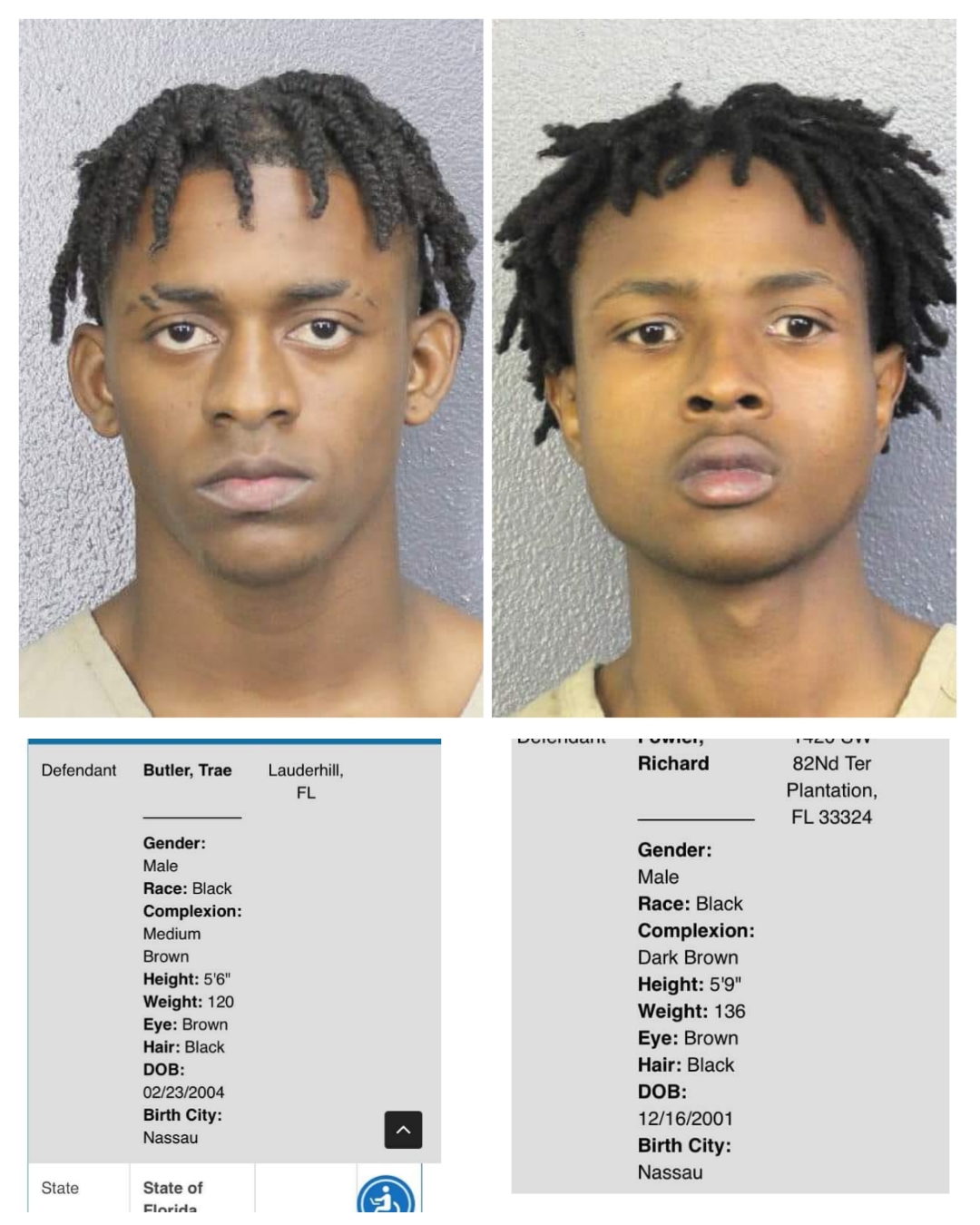 Two wicked Bahamians arrested after Broward barbershop owner was shot ...
