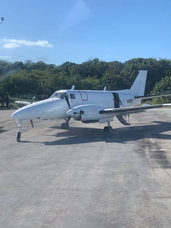 Two law enforcement officers arrested after a plane was left on the