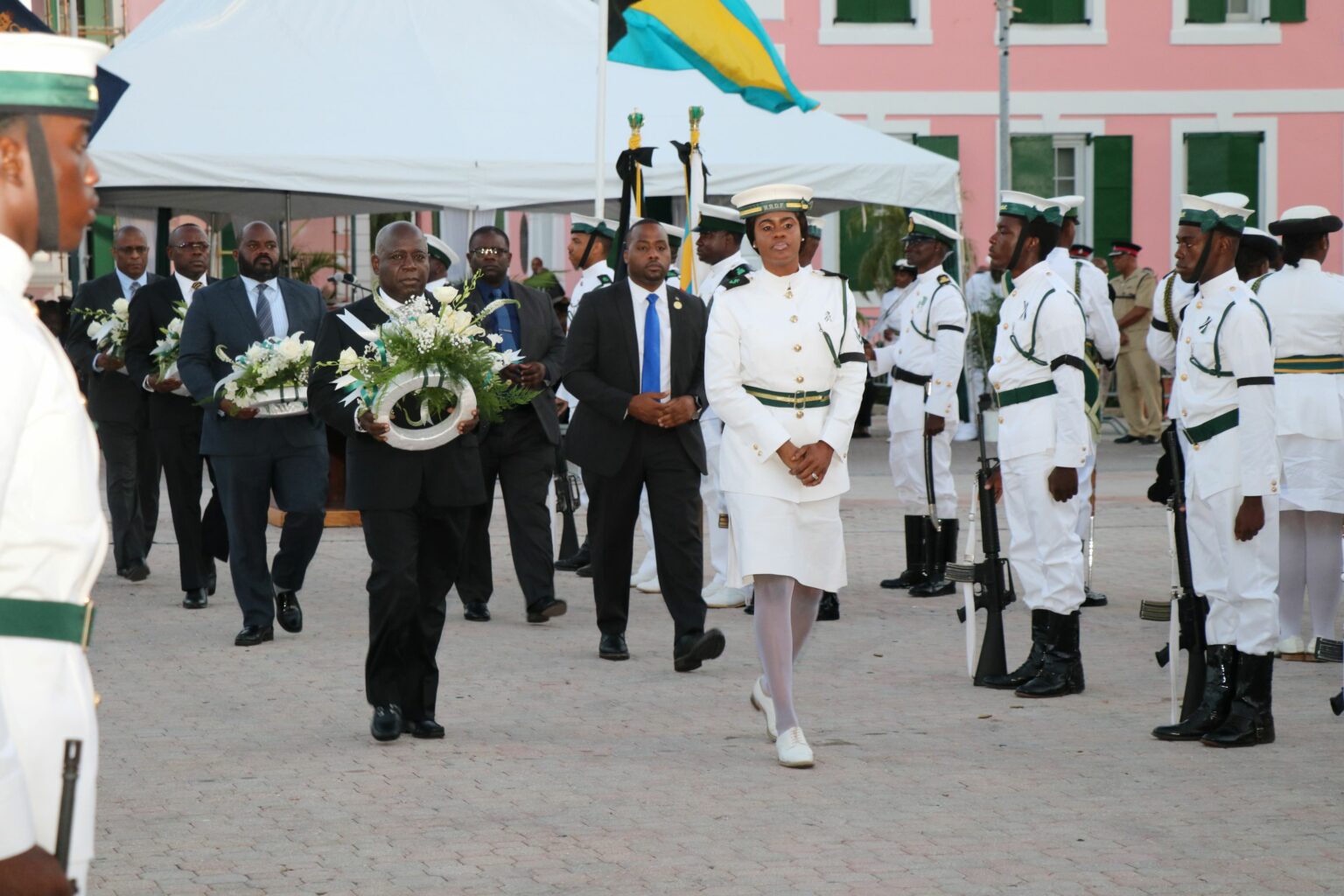 PM Davis Joins in Observance of the Anniversary of the Sinking of HMBS