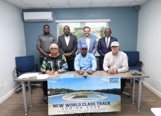 Bahamas Striping Group for donating athletic track infrastructure to L.N. Coakley School in Exuma and Preston Albury High School in Eleuthera