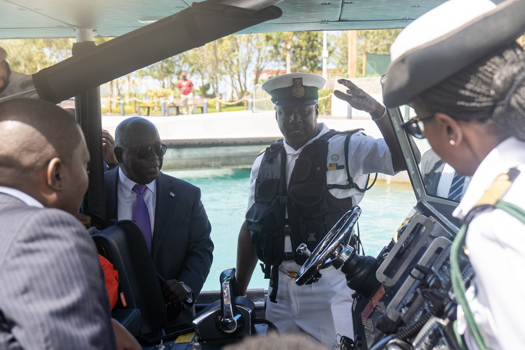 PHILIP DAVIS:  THE BAHAMAS RECEIVES NEW 41-FOOT HIGH-SPEED INTERCEPTOR BOAT