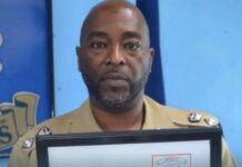 Superintendent Berneil Pinder, 51, charged before the courts in the Plantation shooting of American Cody Castillo