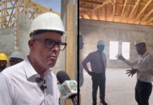 Dr Michael Darville inspects progress on Coconut Grove Community Clinic