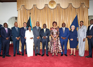 Prime Minister Davis expresses gratitude at Swearing-In Ceremony of Senior Cabinet Ministers