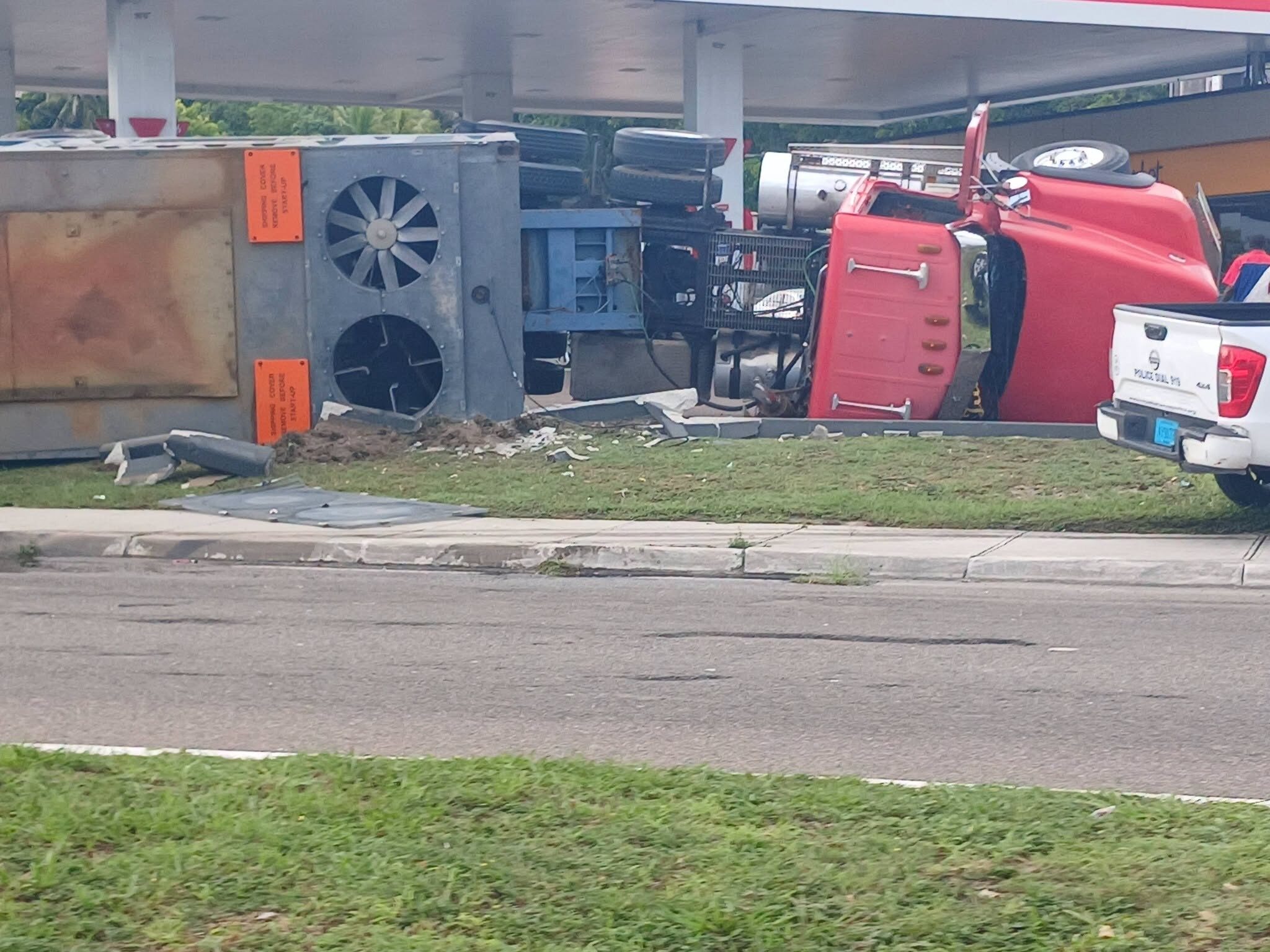 BPL is not involved in the overturned trailer – Driver is ok