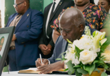 PM Davis pays respects to former Cabinet Minister Neville Wisdom